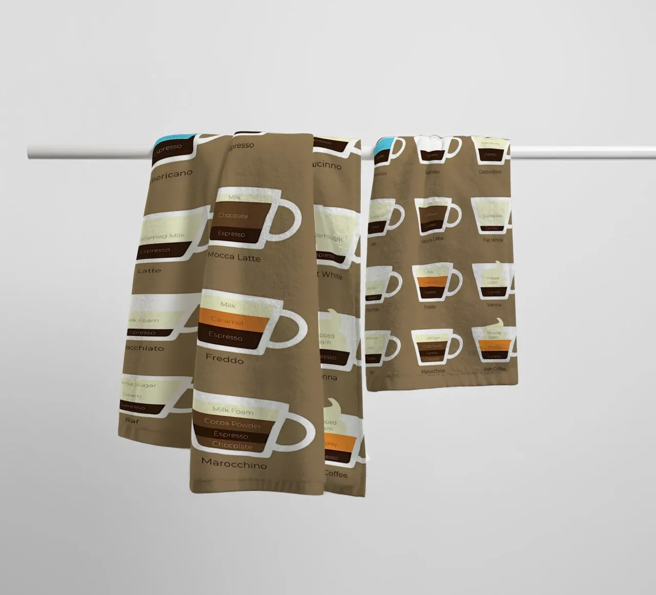 Kaffeeführer in ml Handtuch von Eames