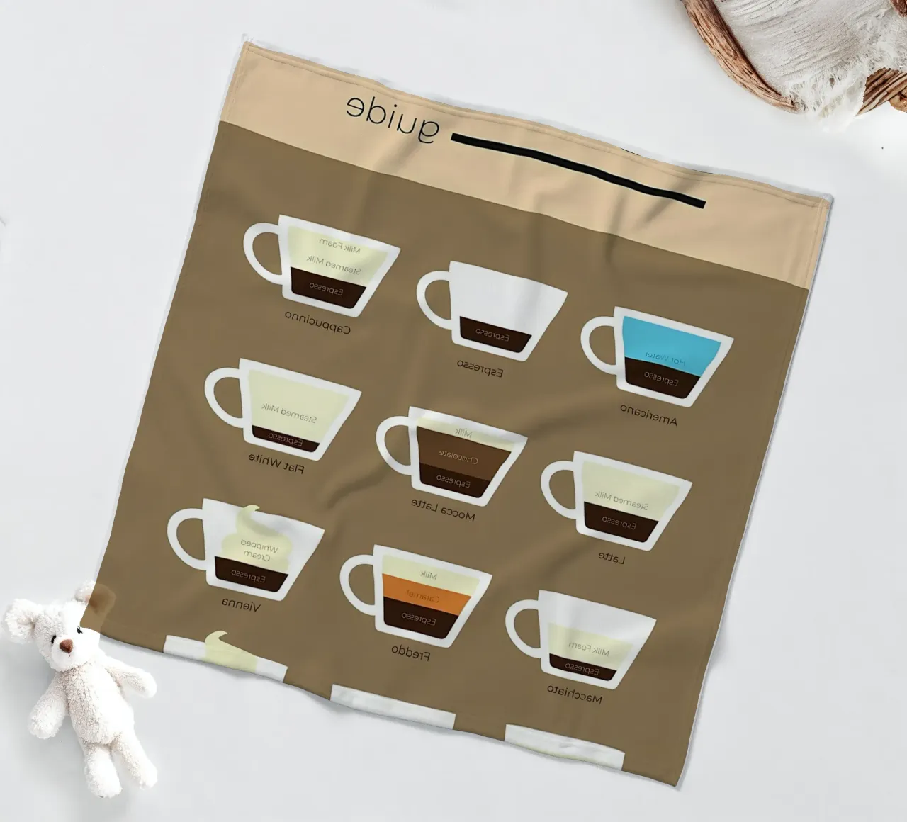 Kaffeeführer in ml Fleecedecke von Eames
