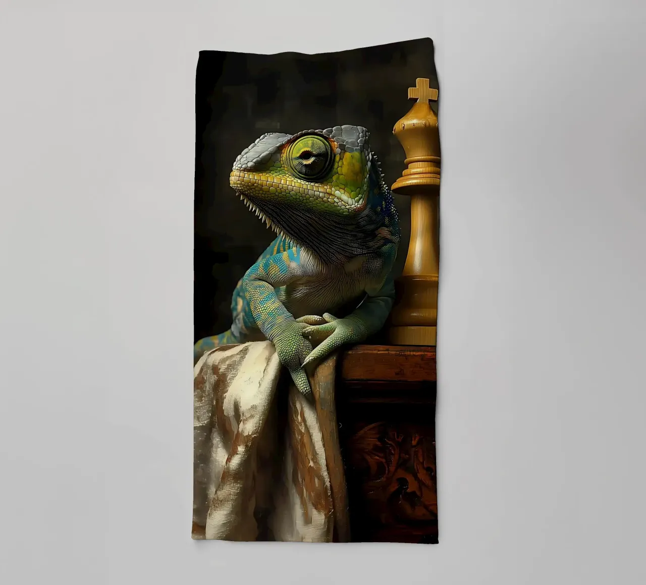 Chessboard of Time towel by Stylianos
