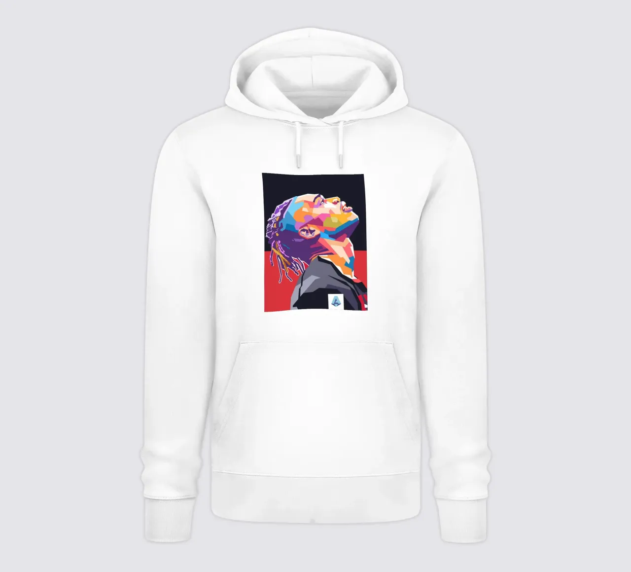 Stile artistico di Rafael Leao WPAP felpa con cappuccio da Hantamrata