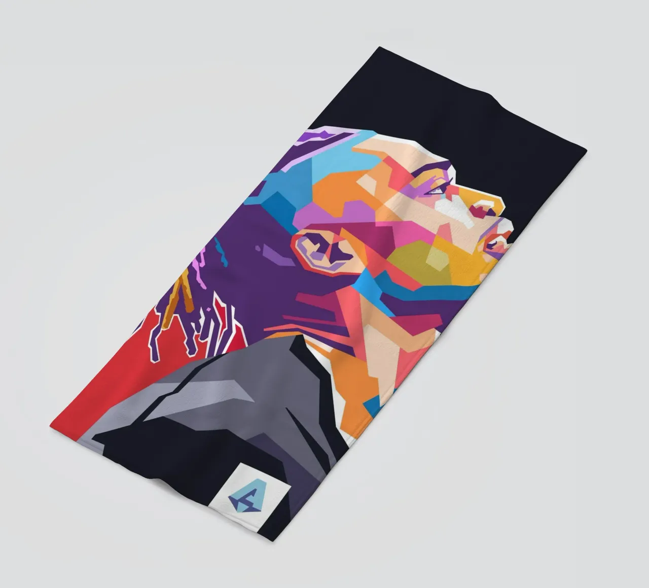 Stile artistico di Rafael Leao WPAP telo mare da Hantamrata
