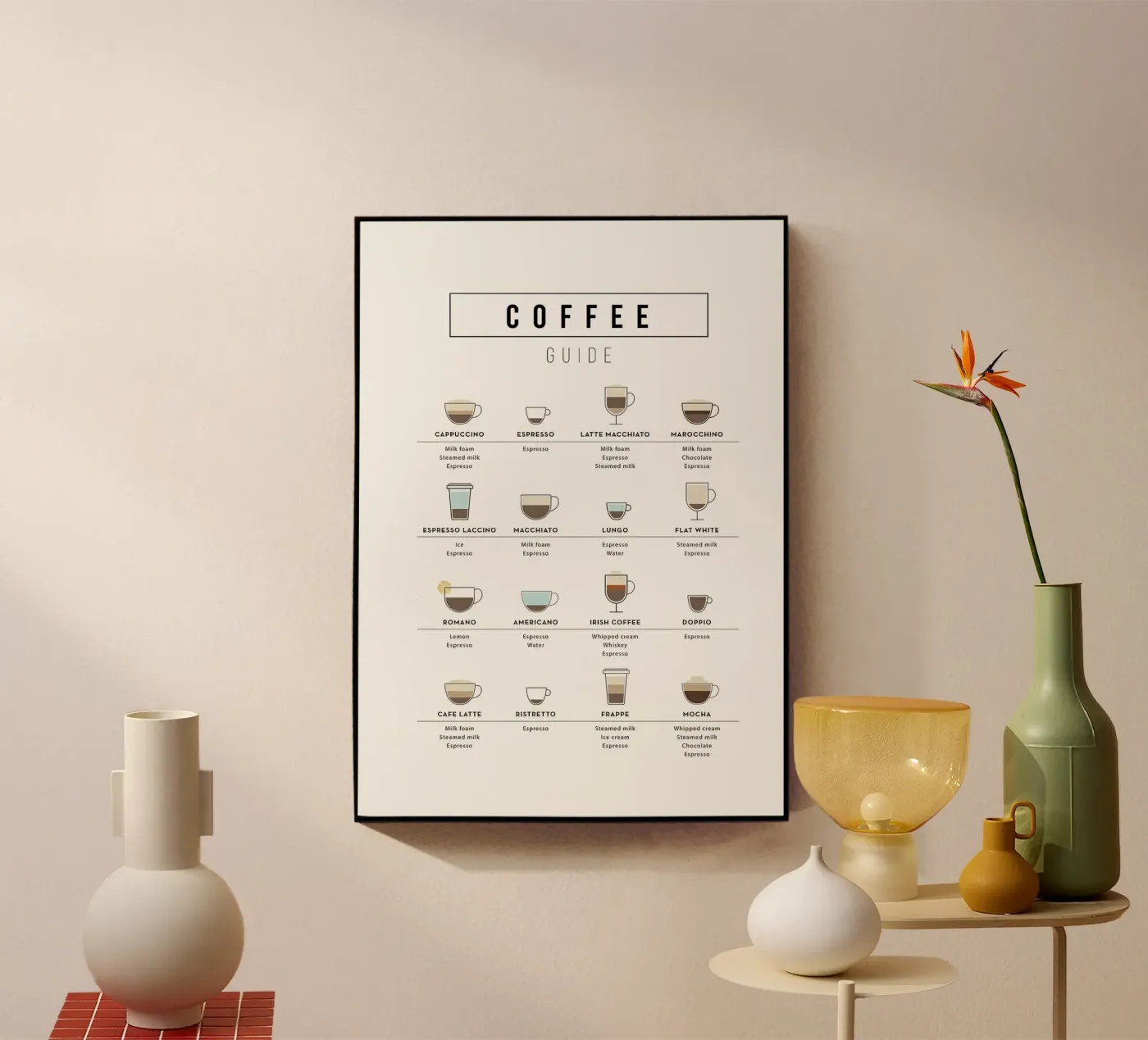 Iced coffee Coffeer acrylic glass by Eames