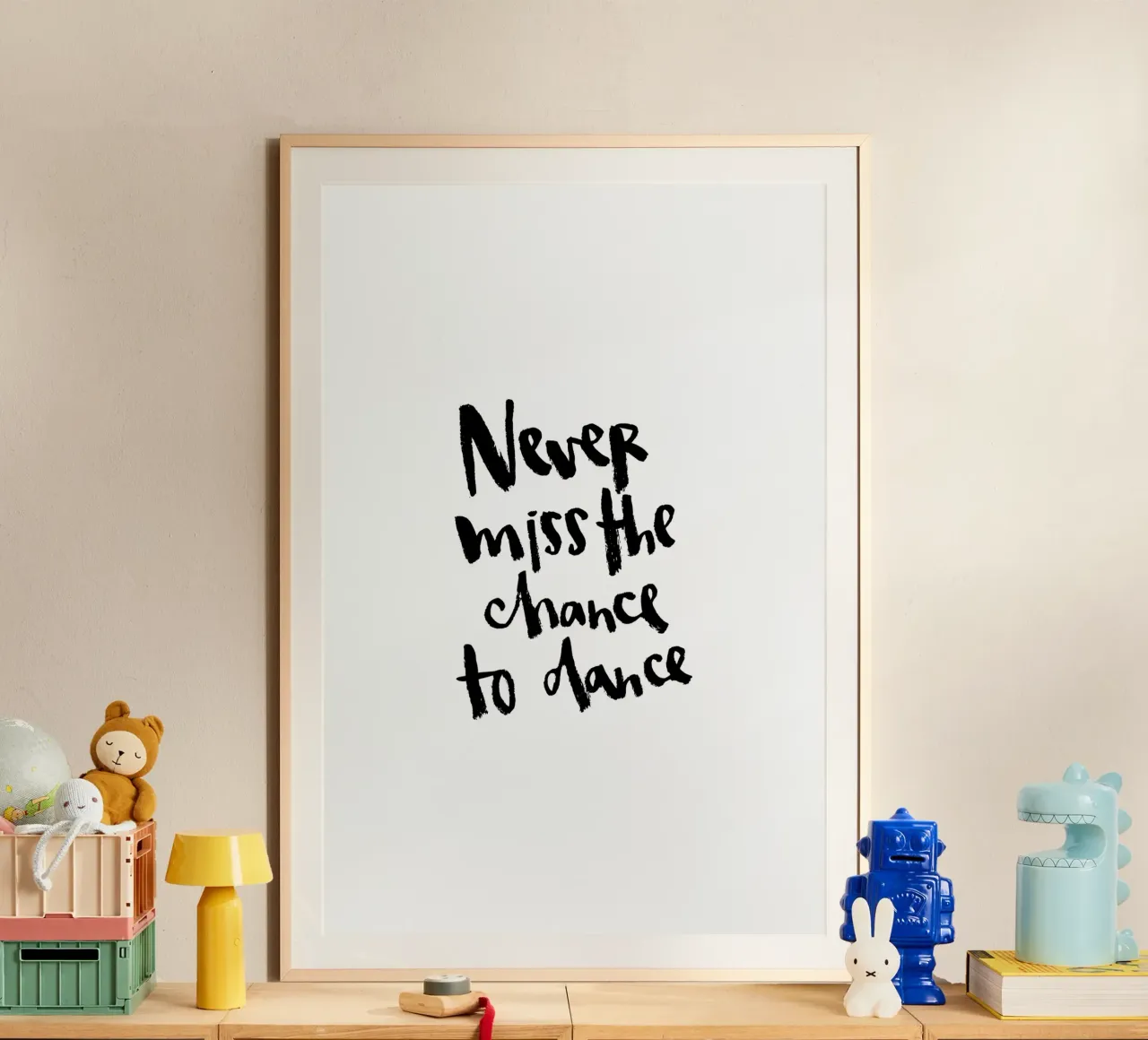 Never Miss a Chance poster by Brushmeetspaper