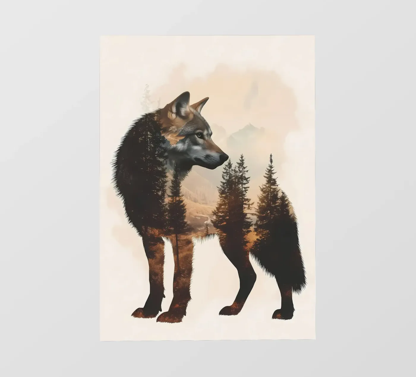 Poster fotobehang van Ginnery