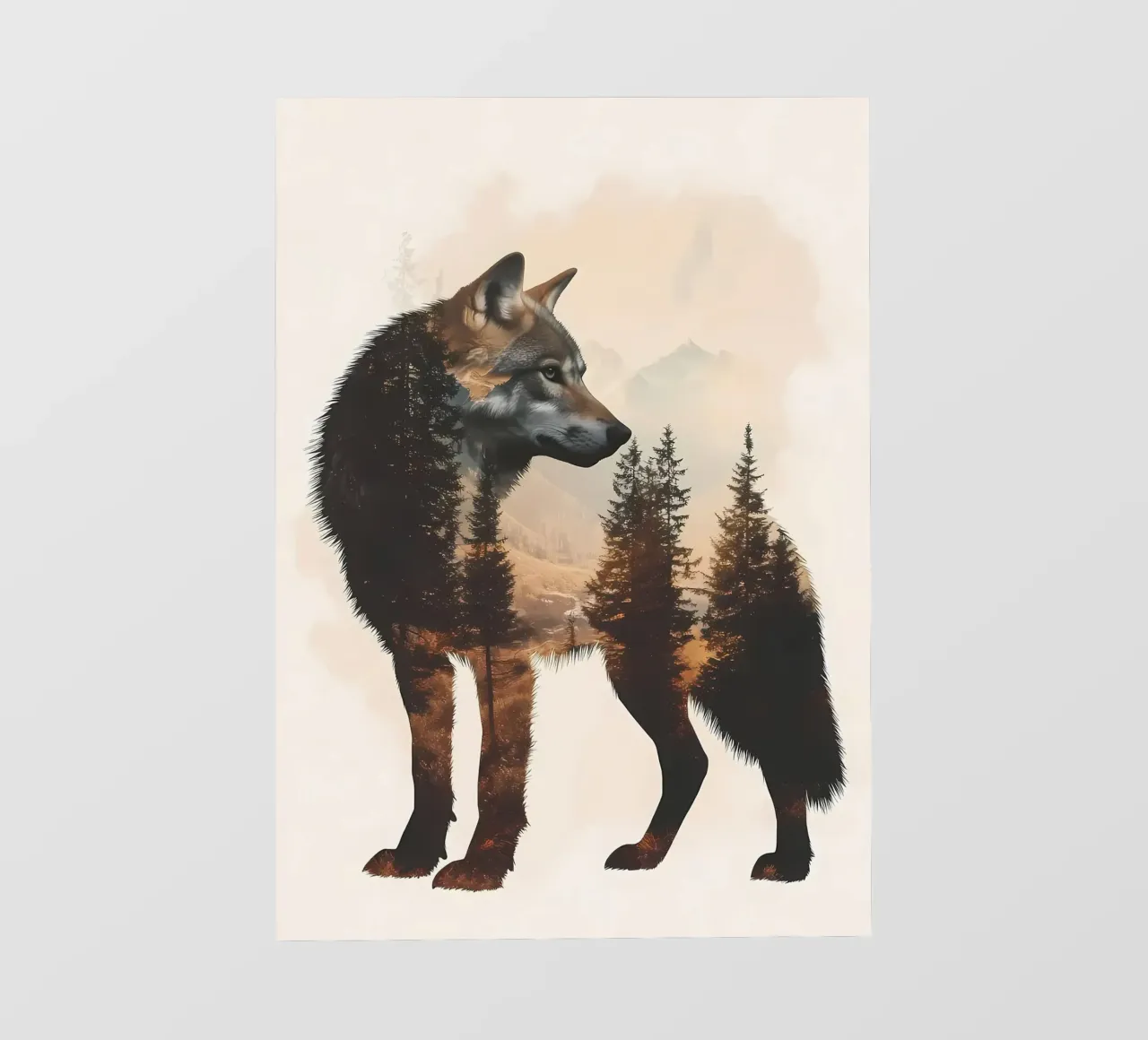 Poster fotobehang van Ginnery