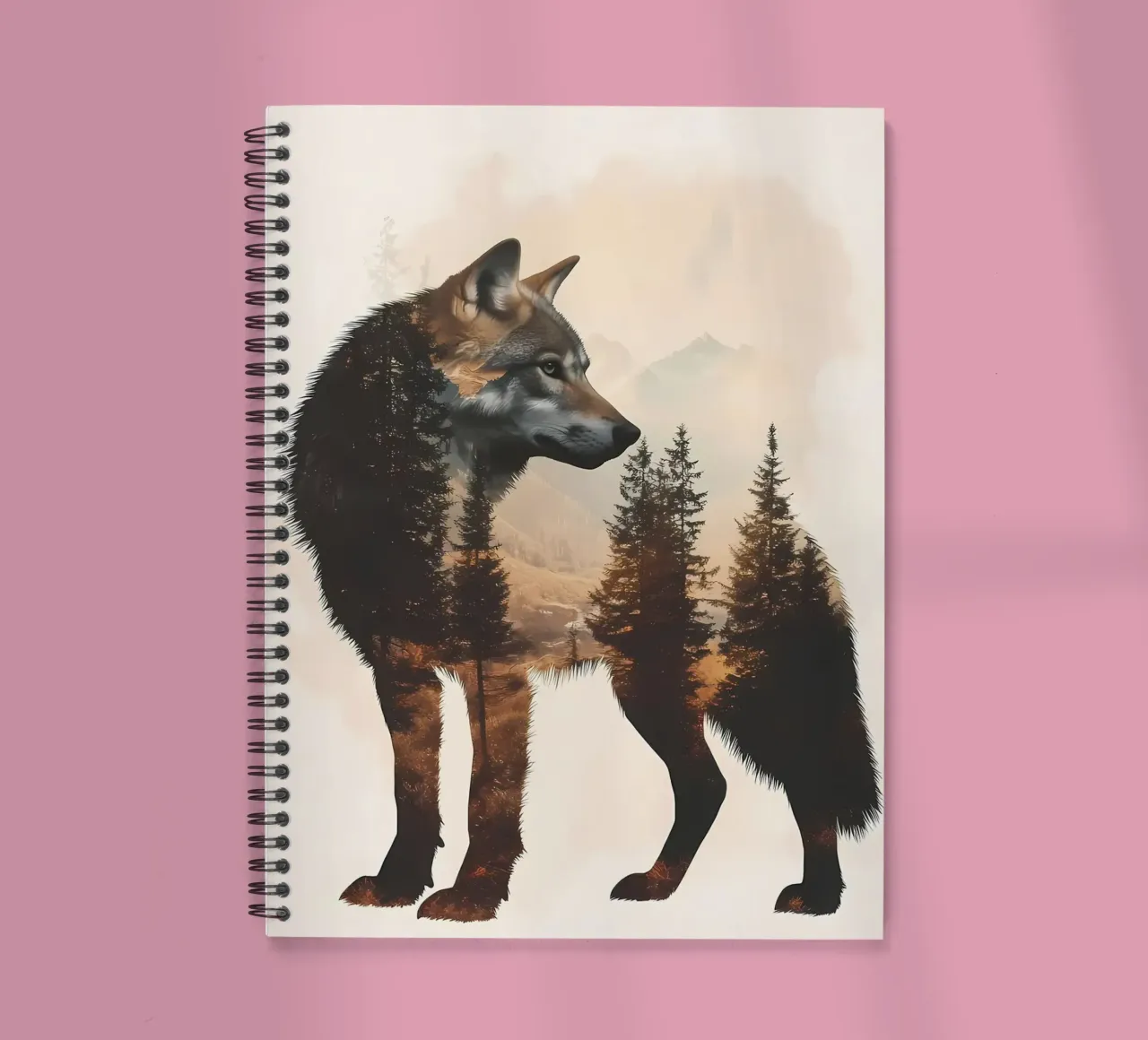 Poster spiral notebook by Ginnery
