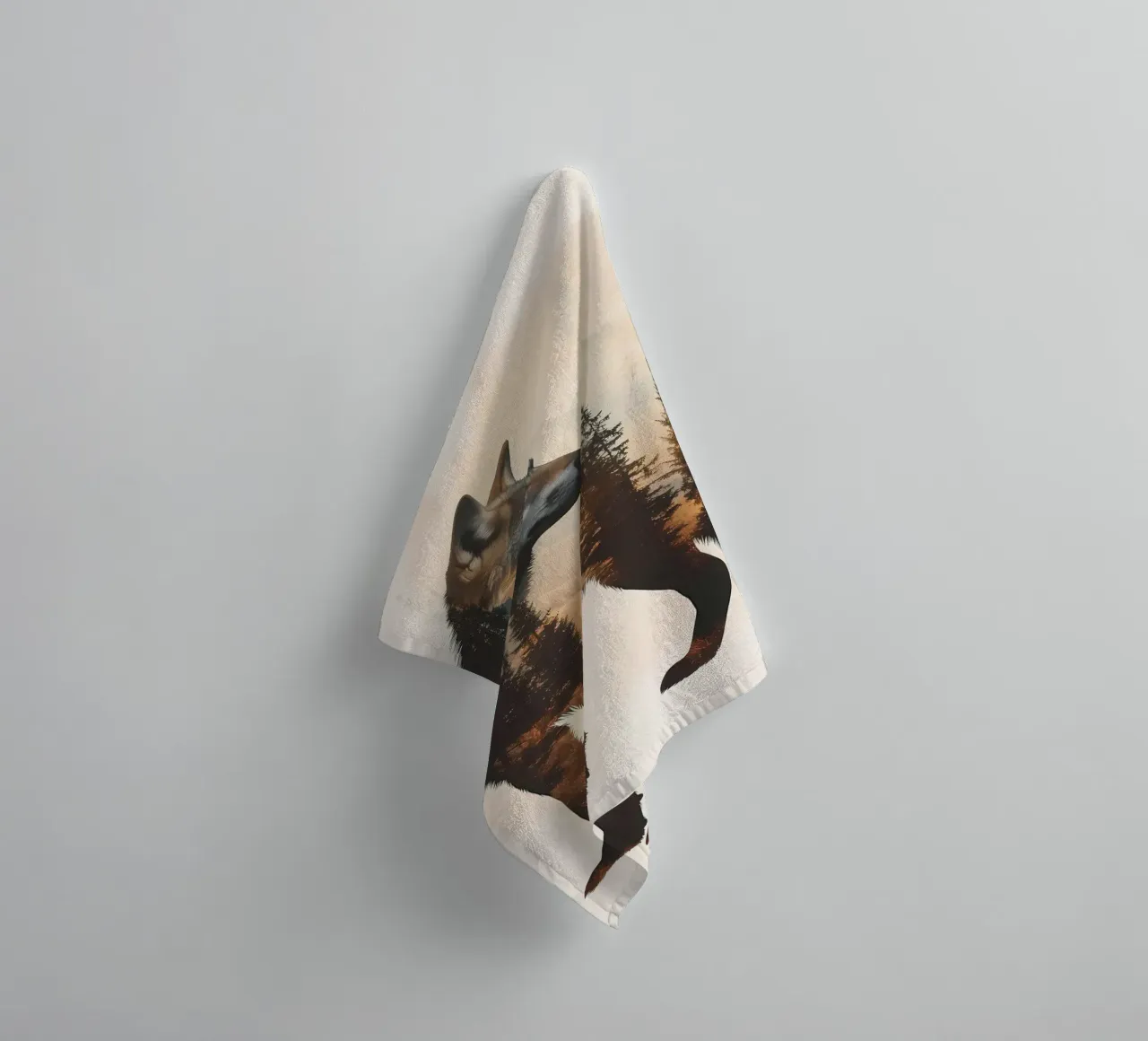 Poster badhanddoek van Ginnery