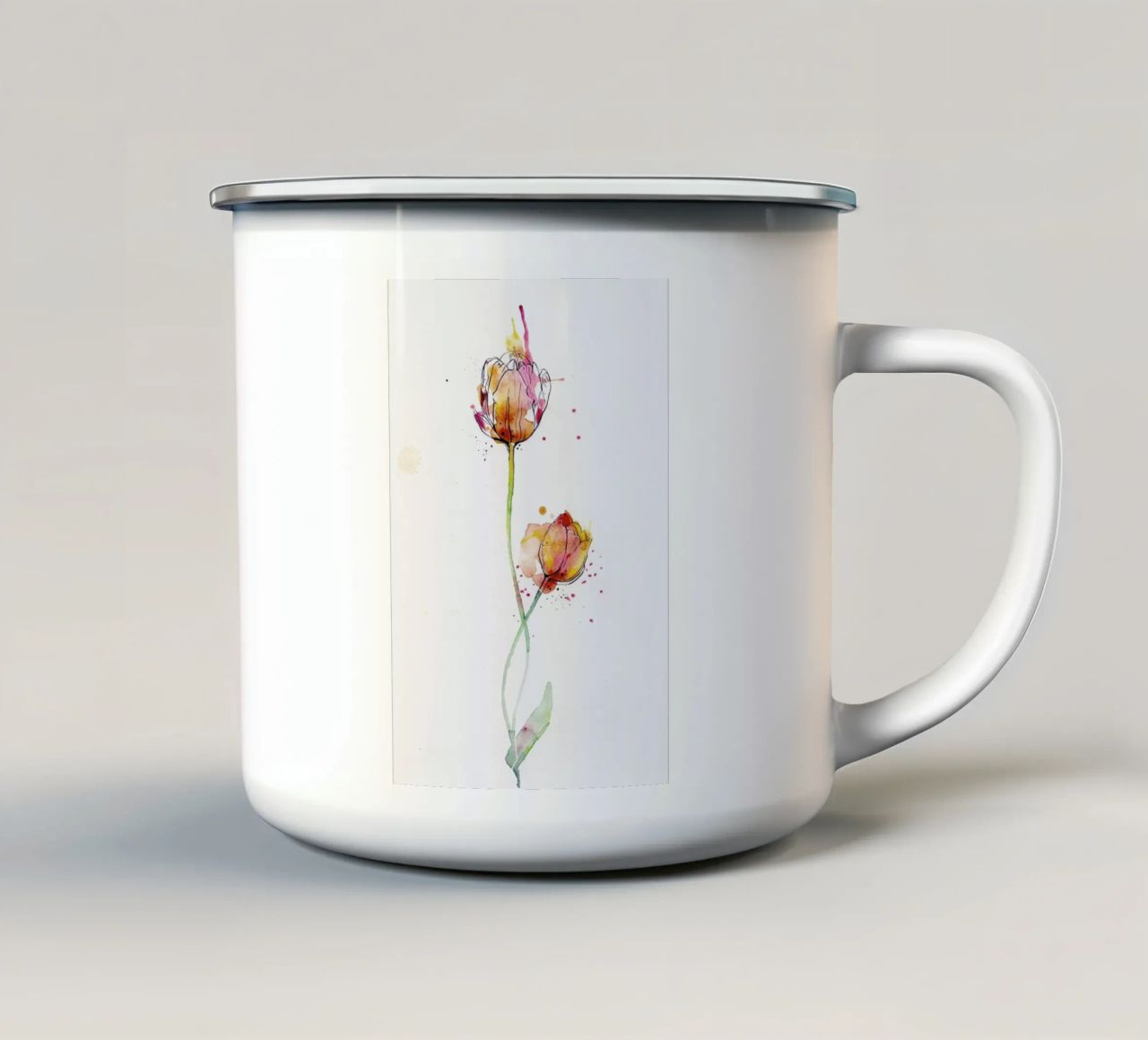 Tulip tazza in smalto da agnes-cecile
