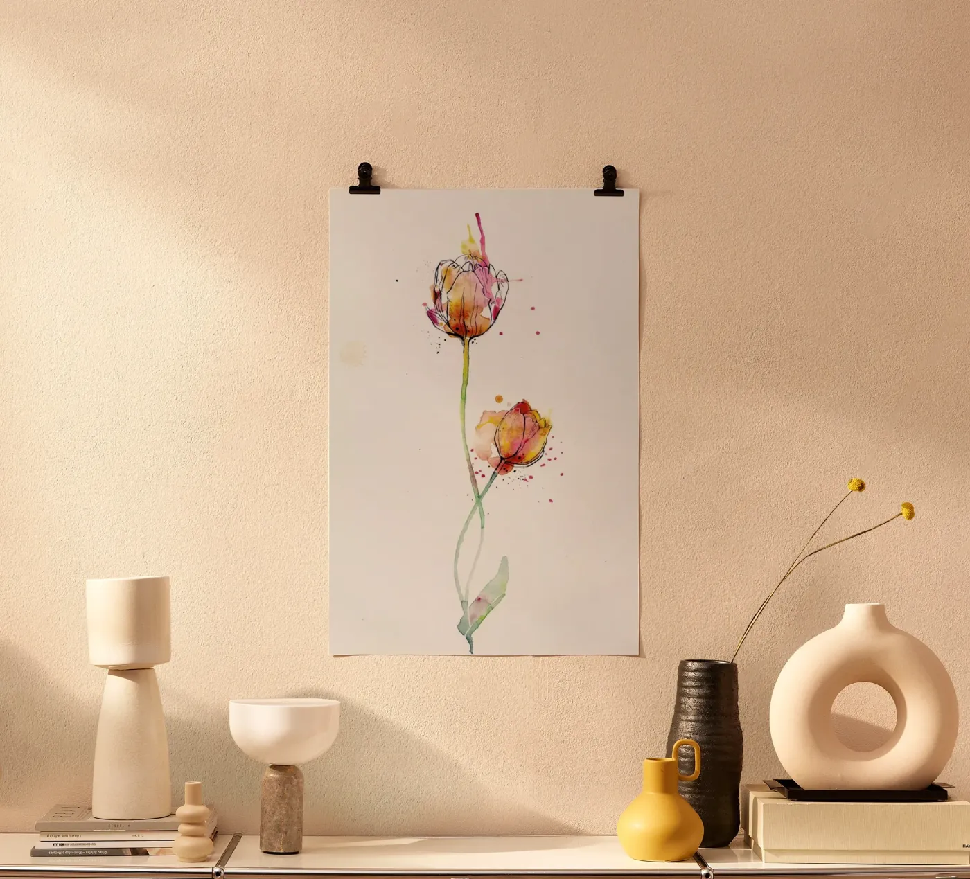 Tulip poster by agnes-cecile