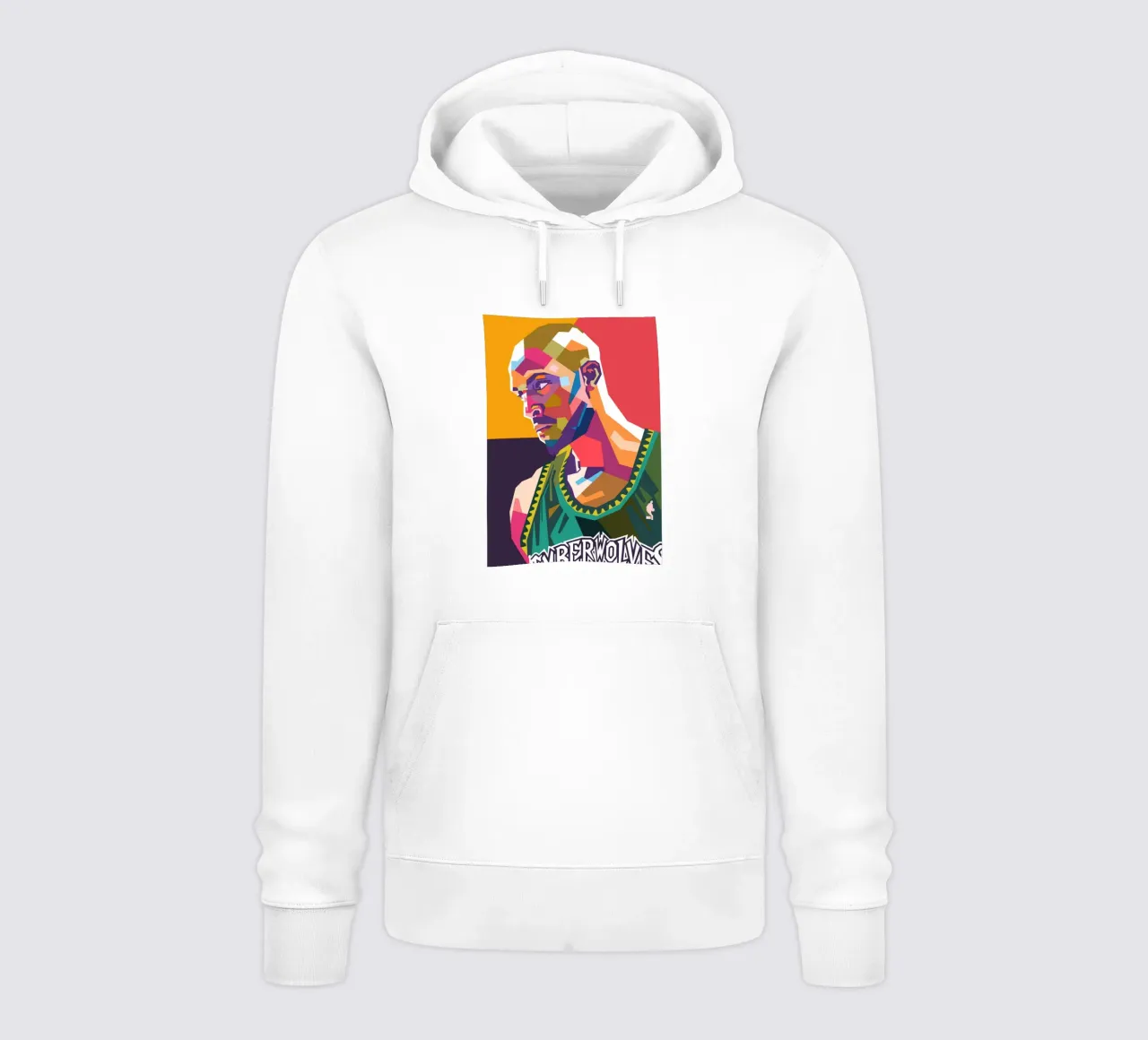 Kevin Garnett ritratto pop art felpa con cappuccio da Hantamrata