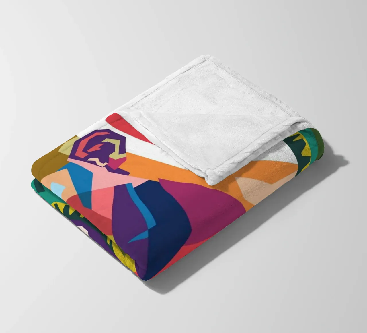Kevin Garnett pop art portrait fleece blanket by Hantamrata
