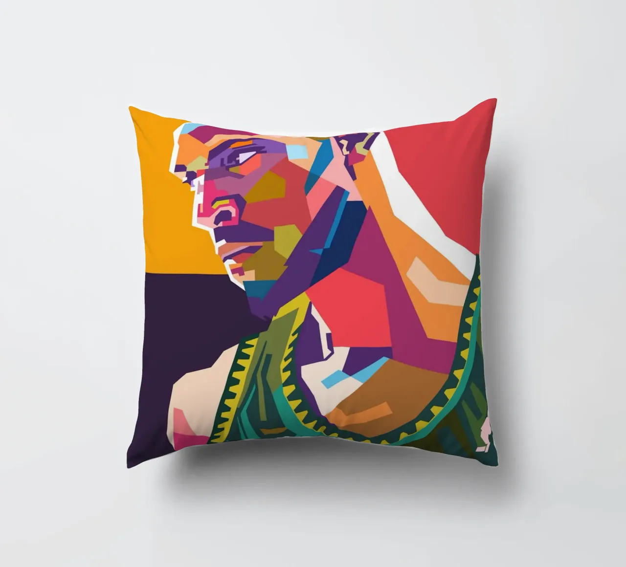 Kevin Garnett ritratto pop art cuscino da Hantamrata