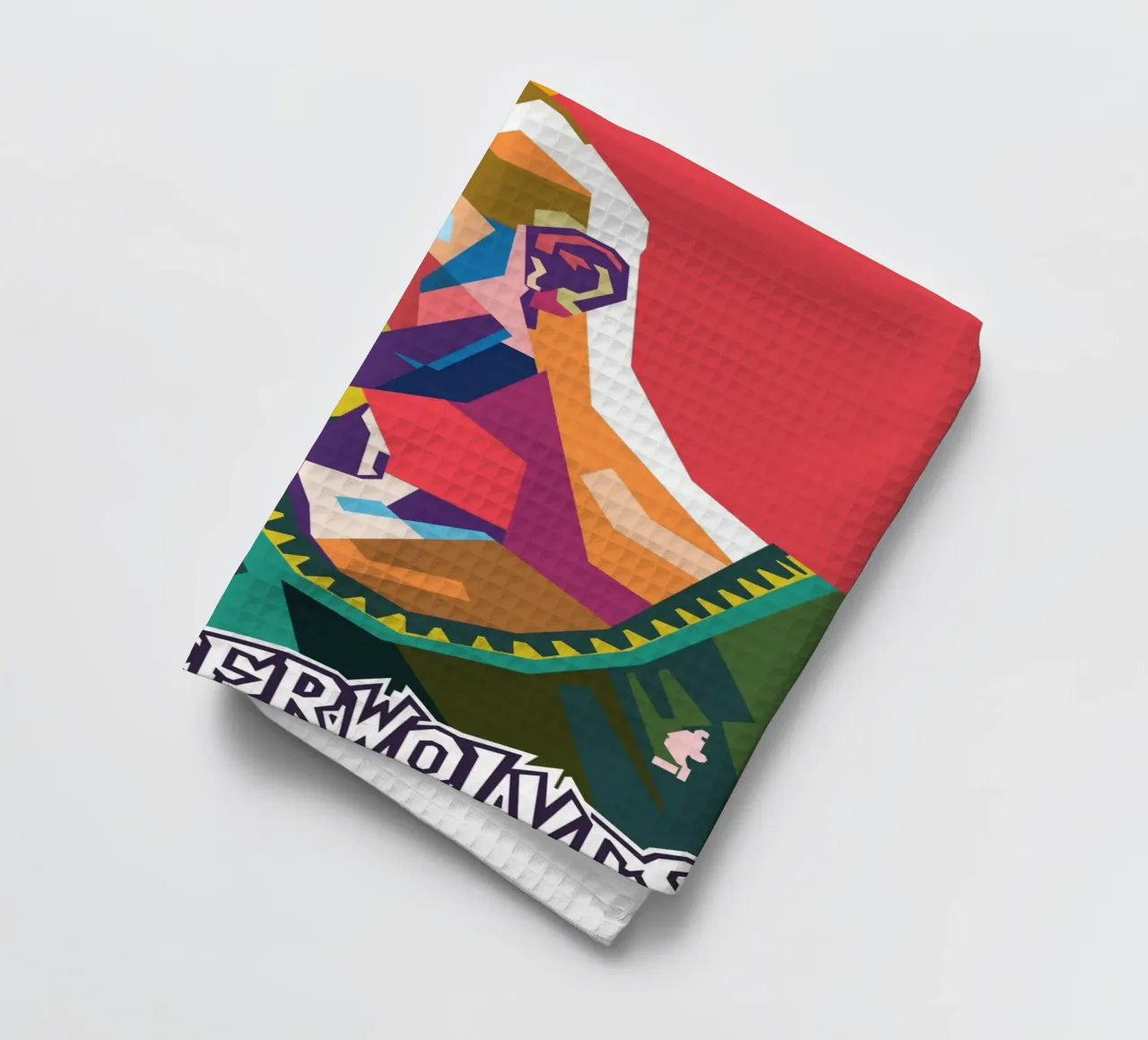 Kevin Garnett ritratto pop art canovaccio da cucina da Hantamrata