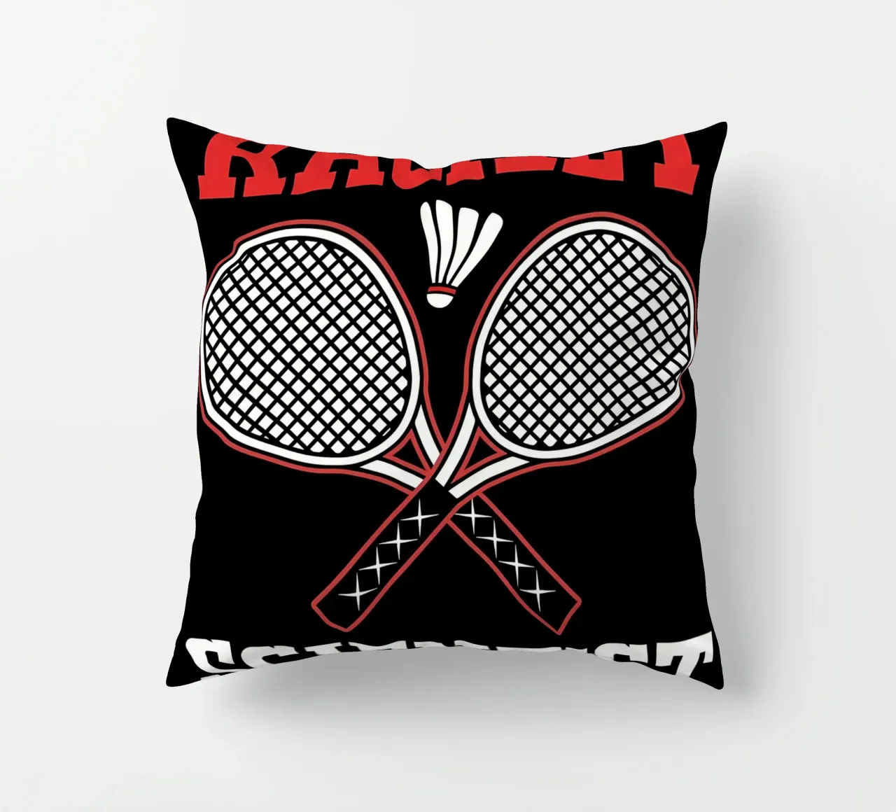 Racket Scientist decorative cushion by allison