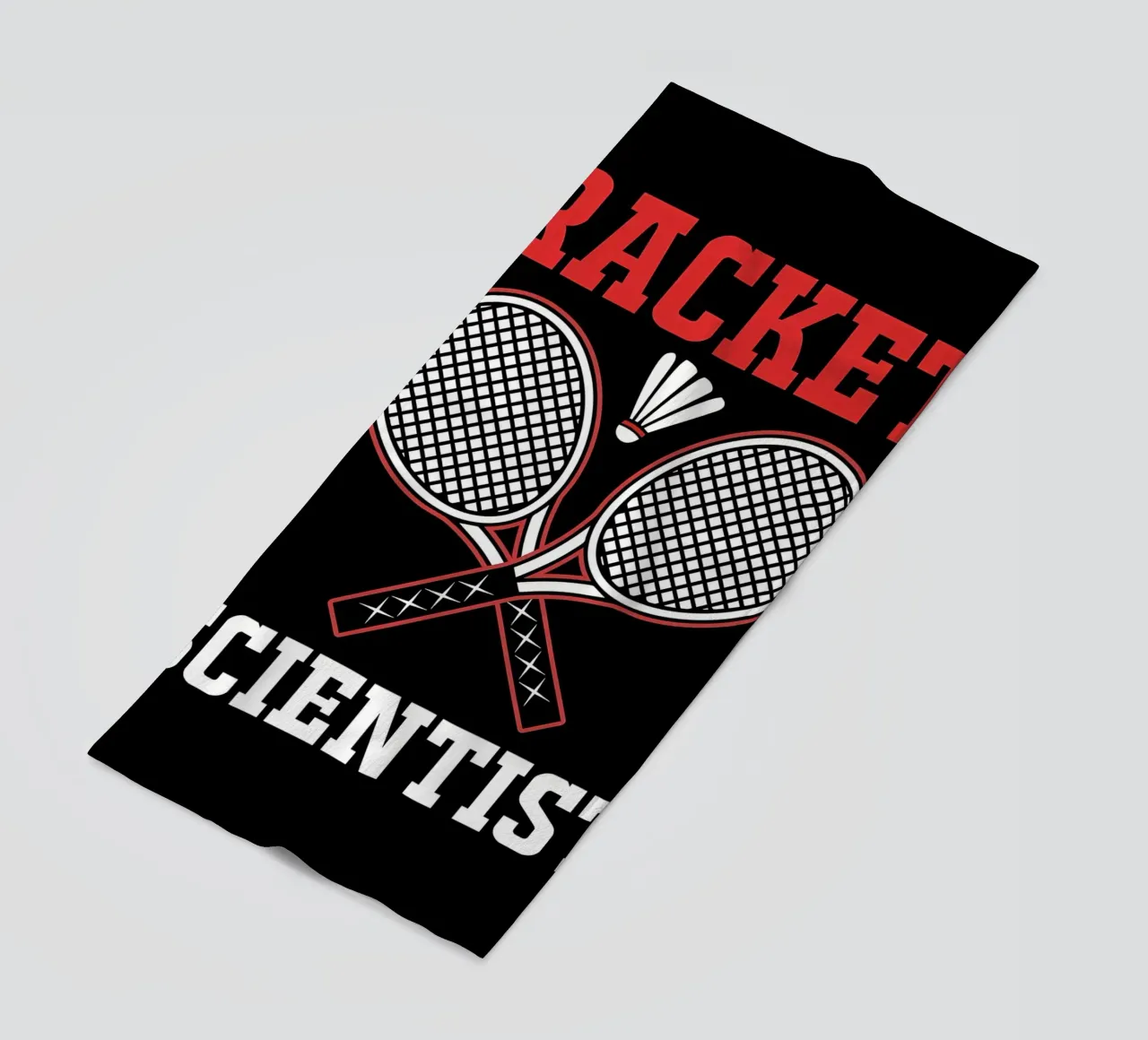 Racket Scientist beach towel by allison