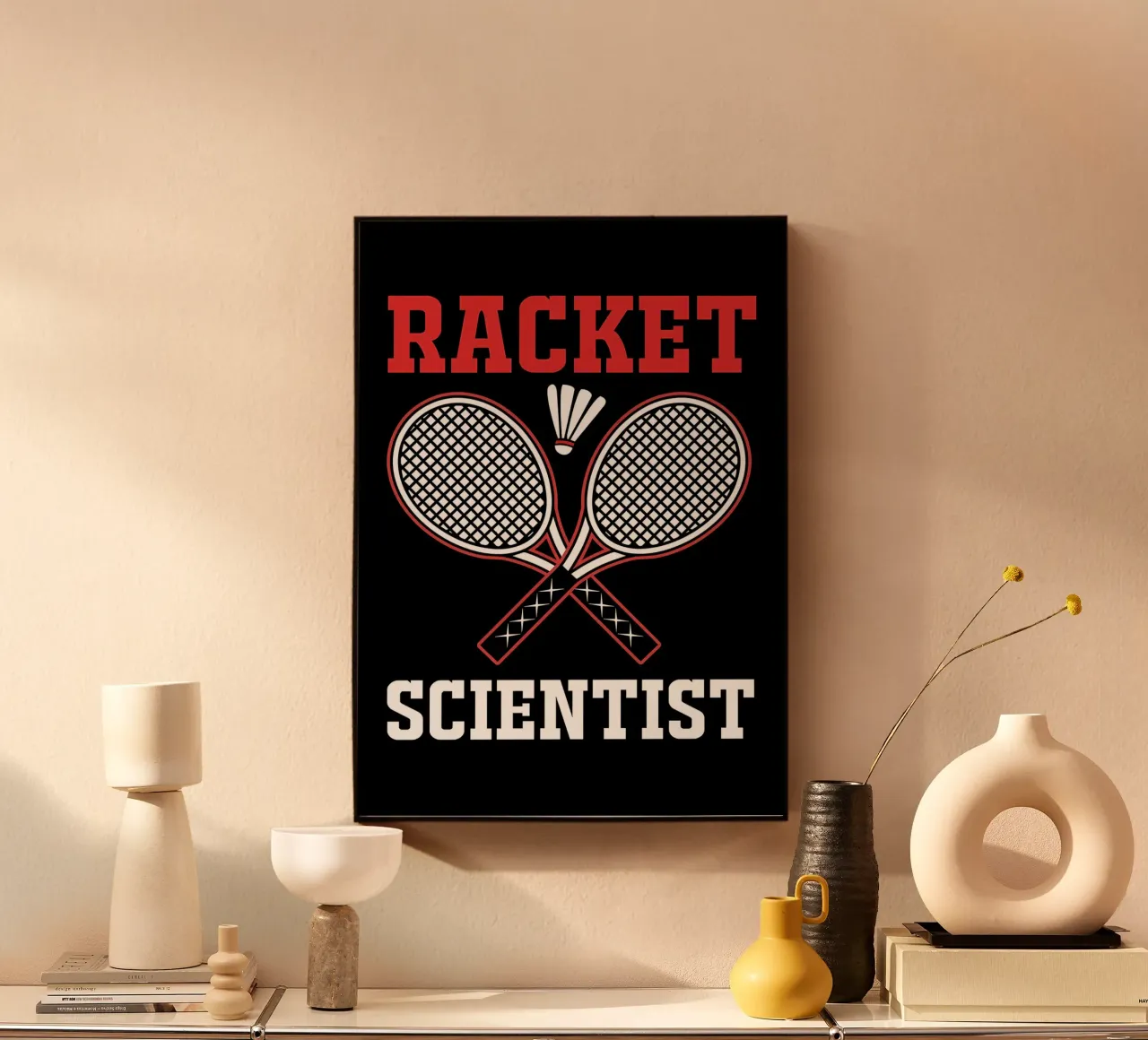 Racket Scientist alu-dibond by allison