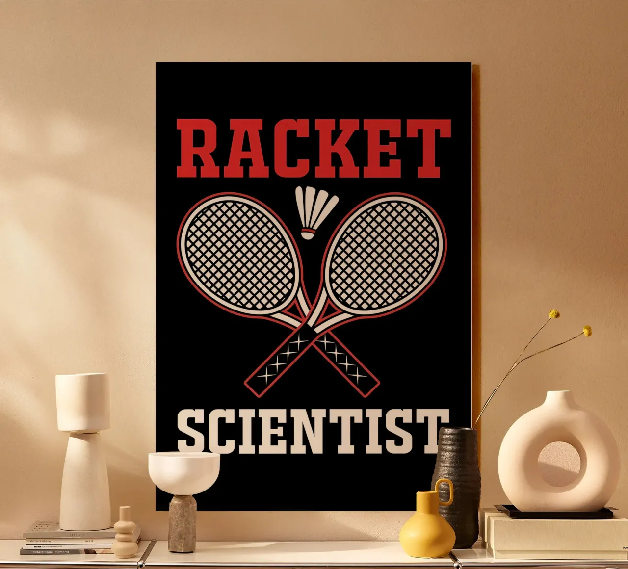 Racket Scientist alu-dibond by allison