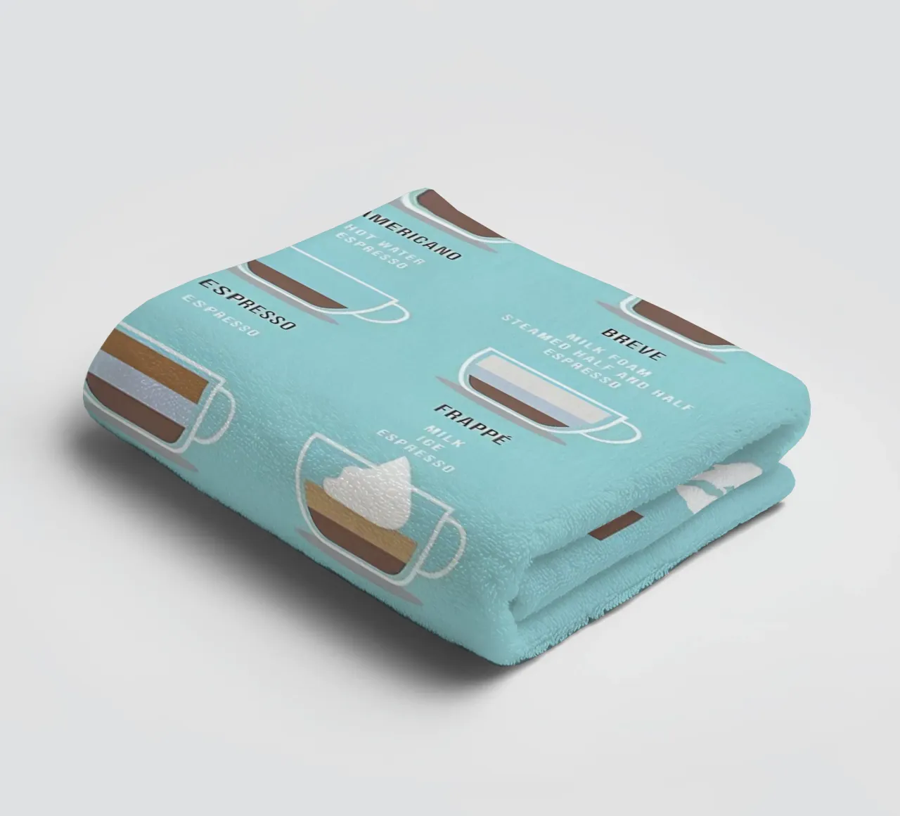 Der ultimative Kaffeeführer Handtuch von Eames