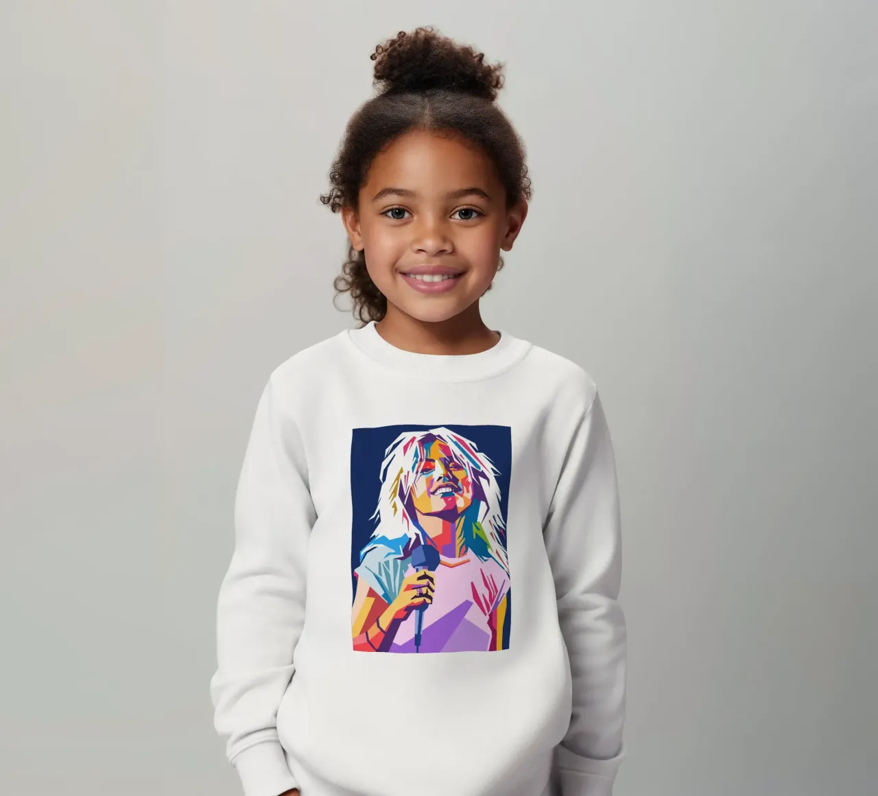 Stile artistico di Debbie Harry WPAP felpa bambino da Hantamrata