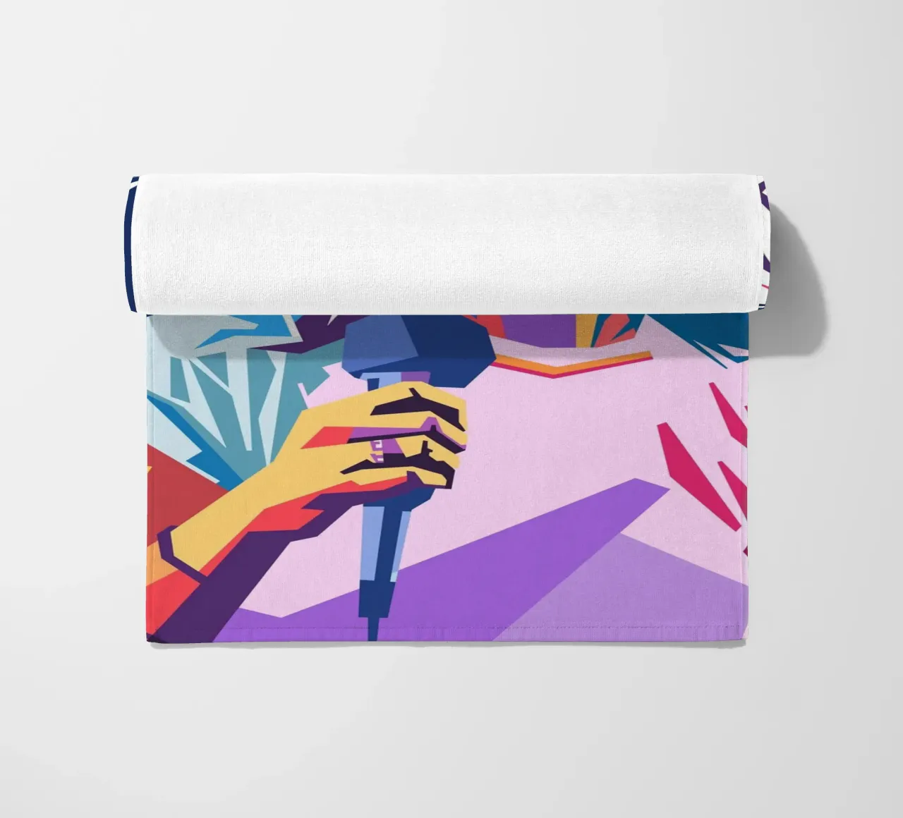Debbie Harry WPAP-Kunststil Strandtuch von Hantamrata