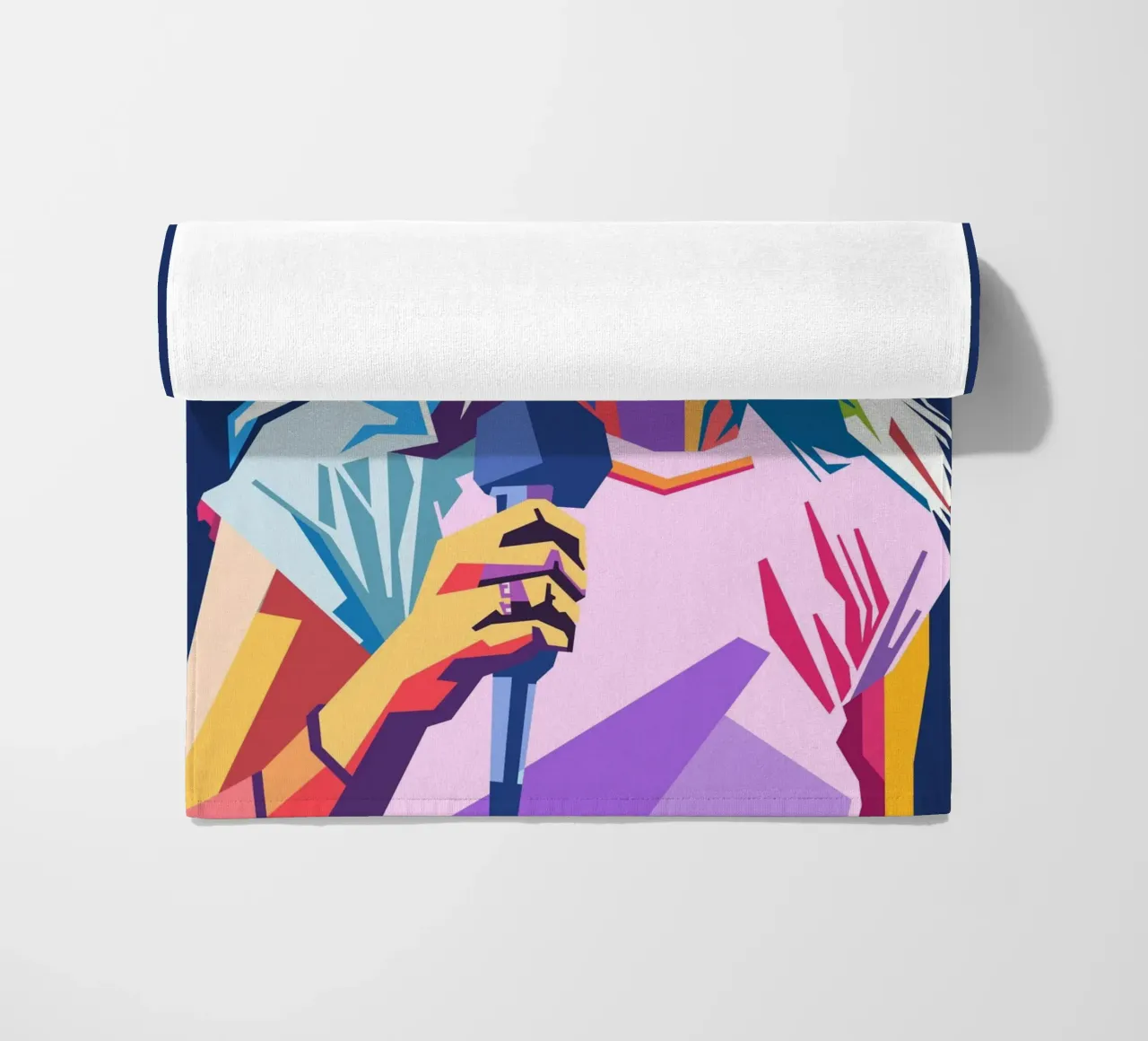Debbie Harry WPAP-Kunststil Strandtuch von Hantamrata