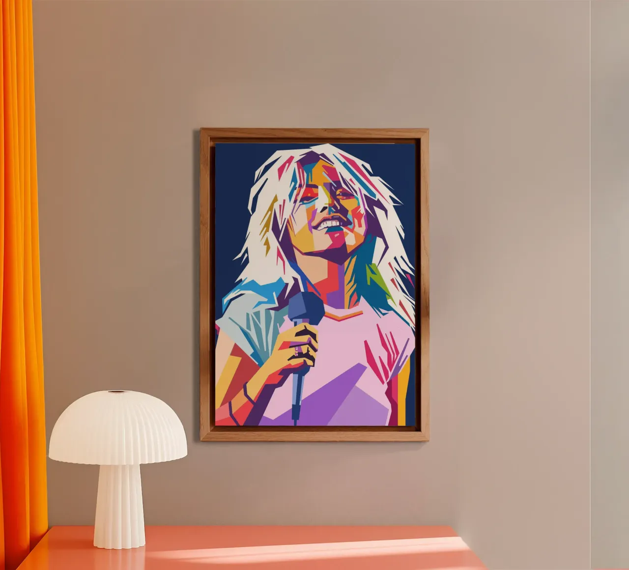 Debbie Harry WPAP art style alu-dibond by Hantamrata