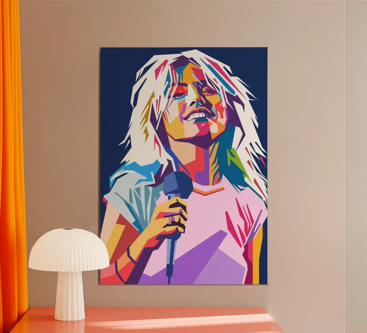 Debbie Harry WPAP art style alu-dibond by Hantamrata
