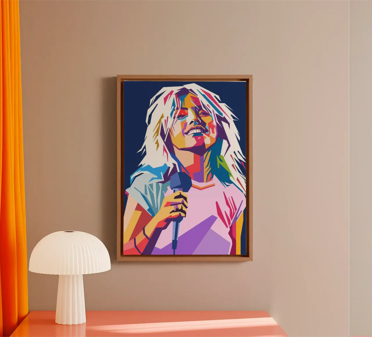 Debbie Harry WPAP art style canvas by Hantamrata