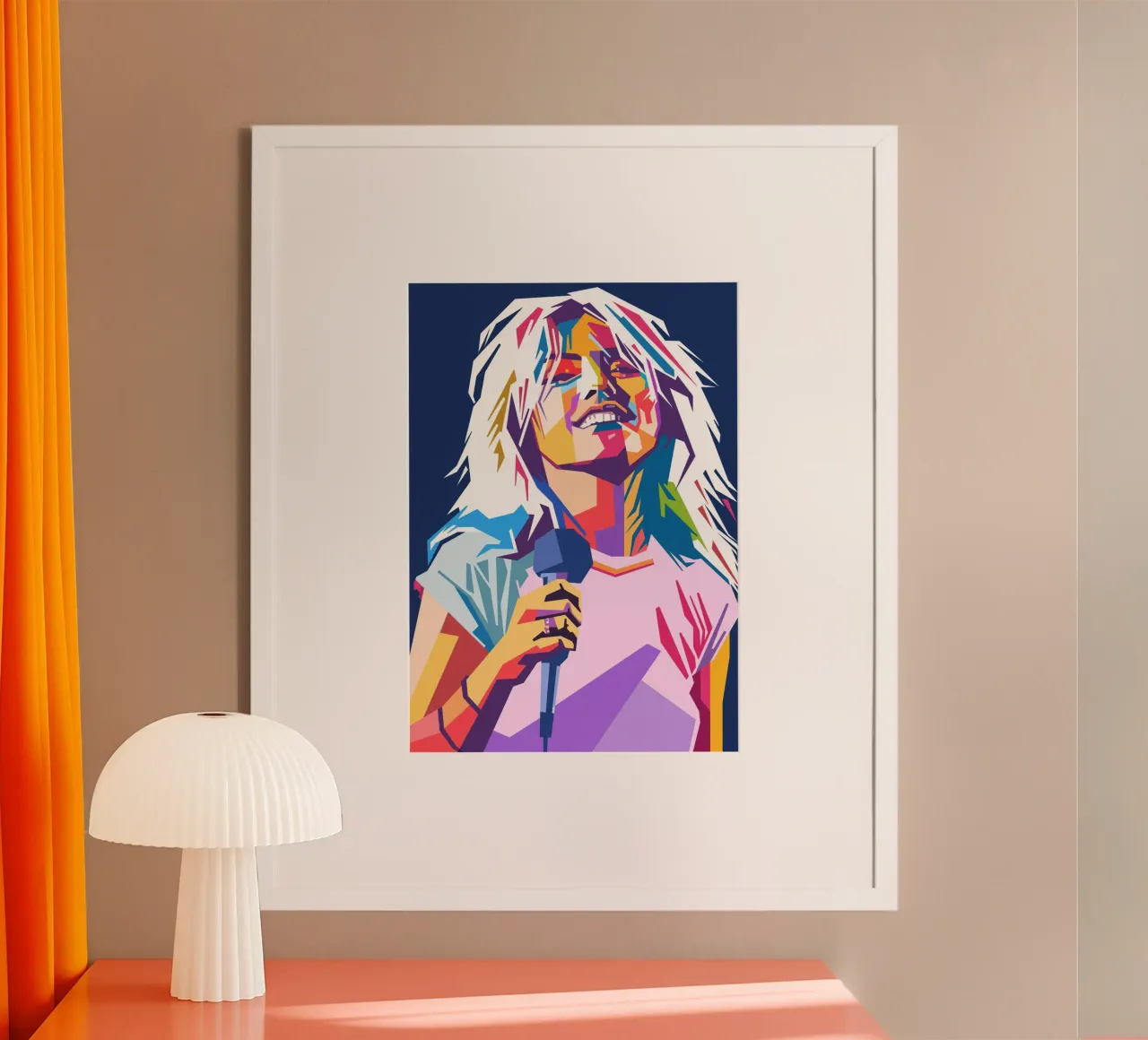 Debbie Harry WPAP art style poster by Hantamrata