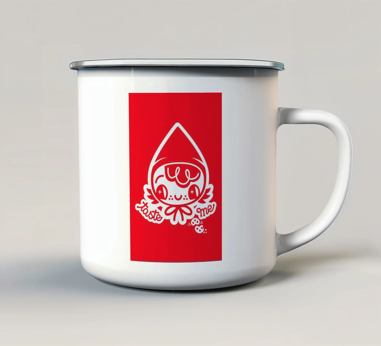 Taste Me tazza in smalto da Chobopop