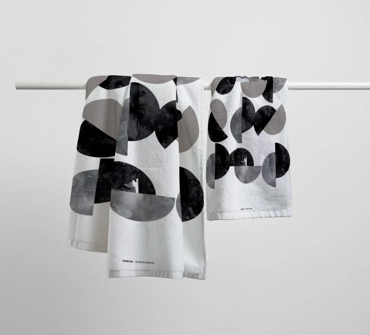 Geometric asciugamano da bagno da Nordic Creators