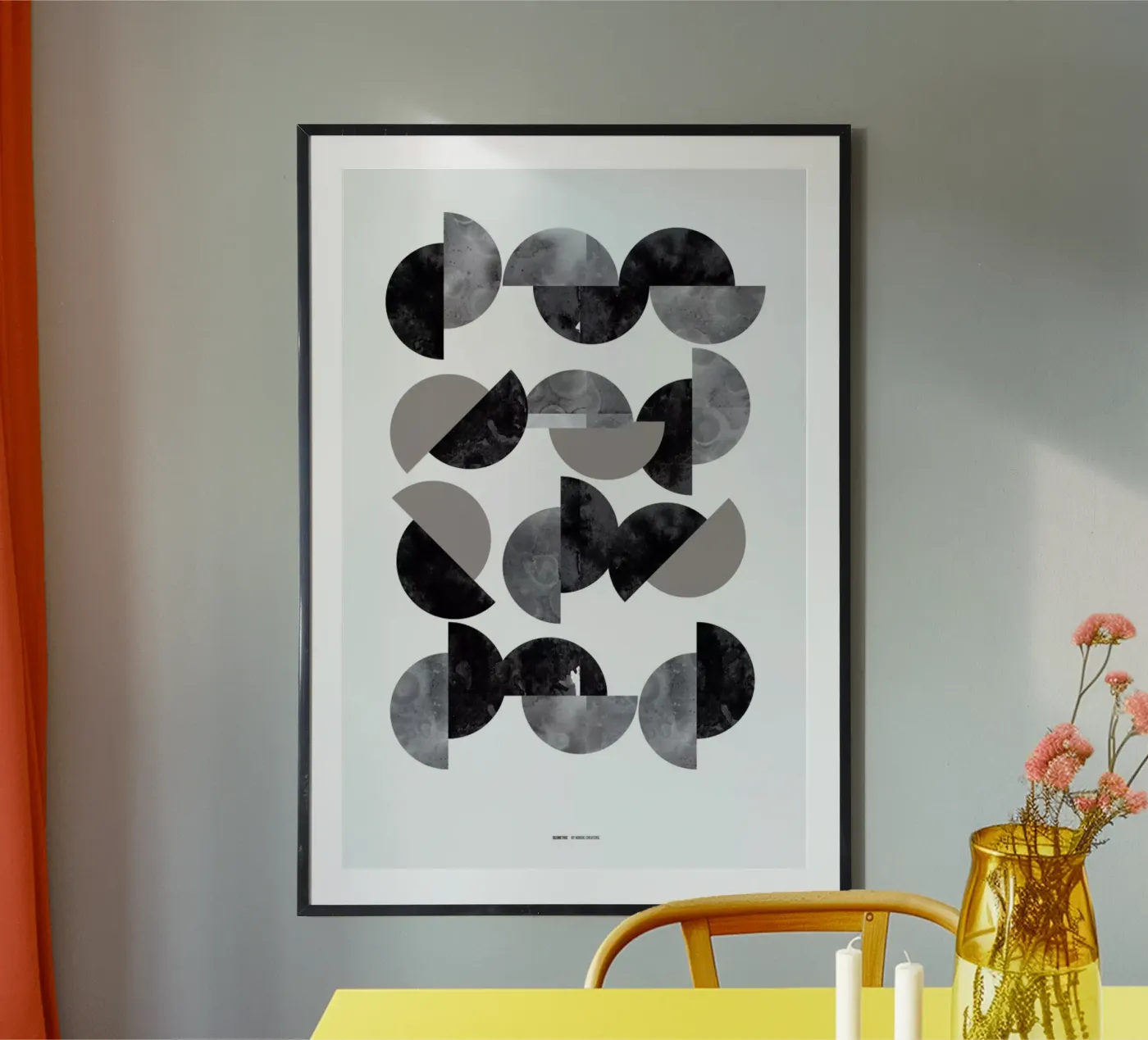 Geometric poster da Nordic Creators