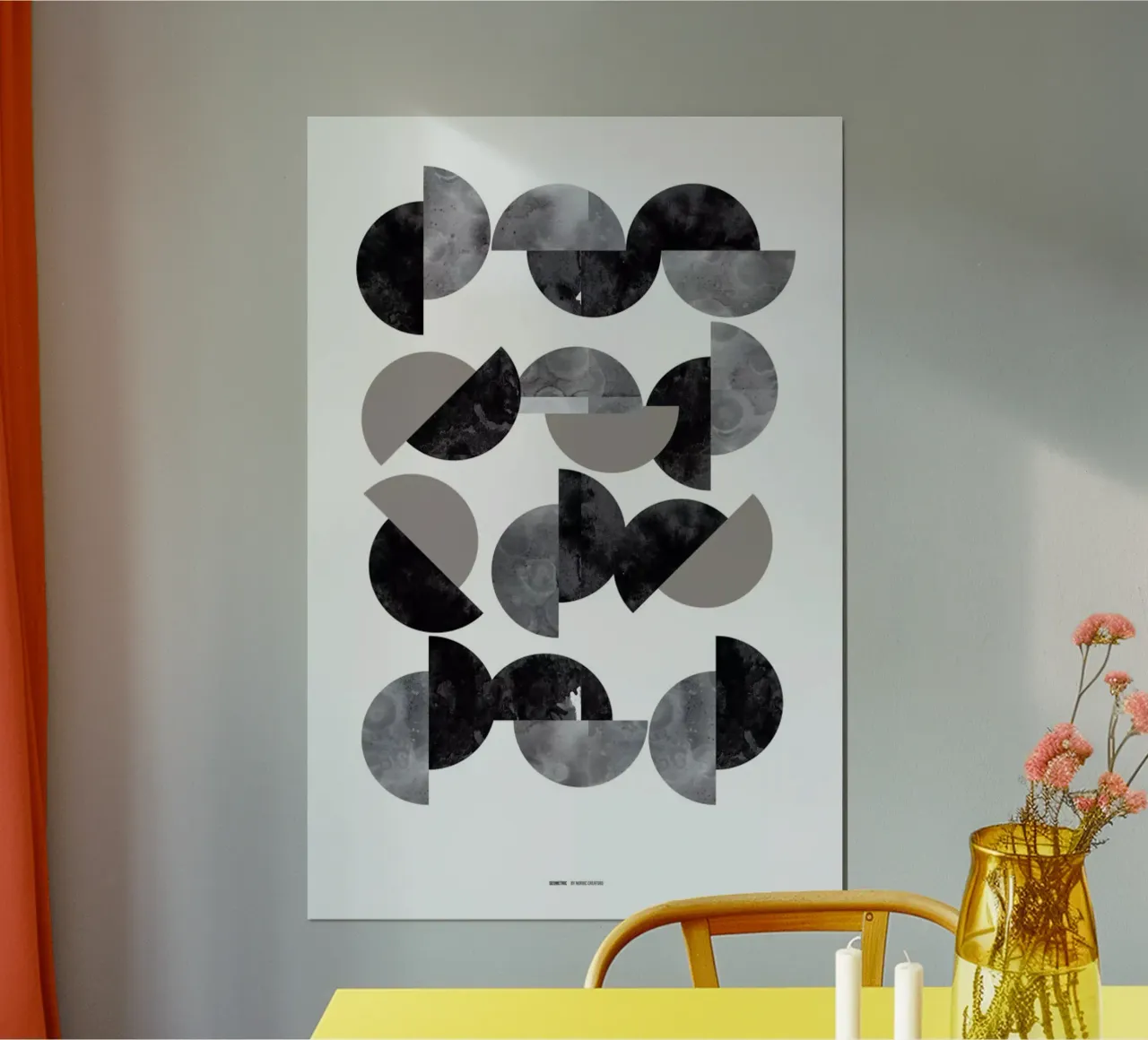 Geometric poster da Nordic Creators