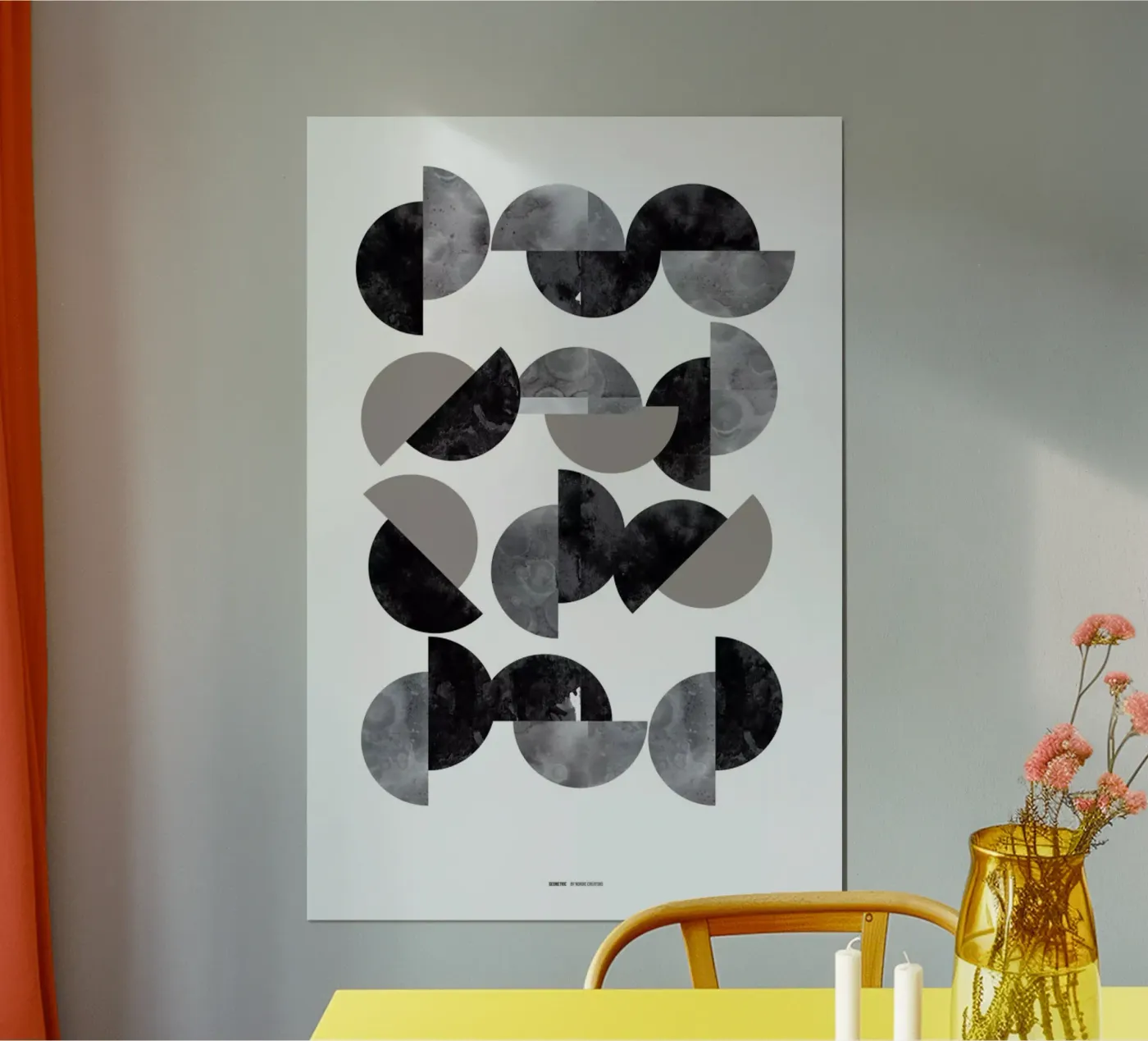 Geometric poster da Nordic Creators