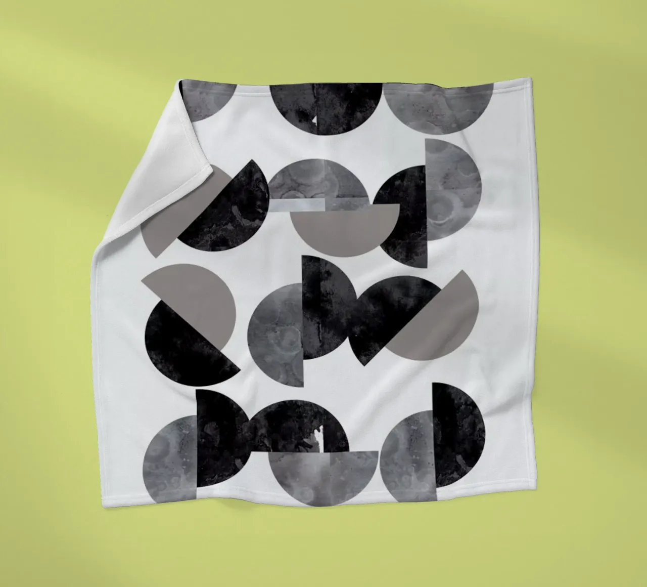 Geometric Fleecedecke von Nordic Creators