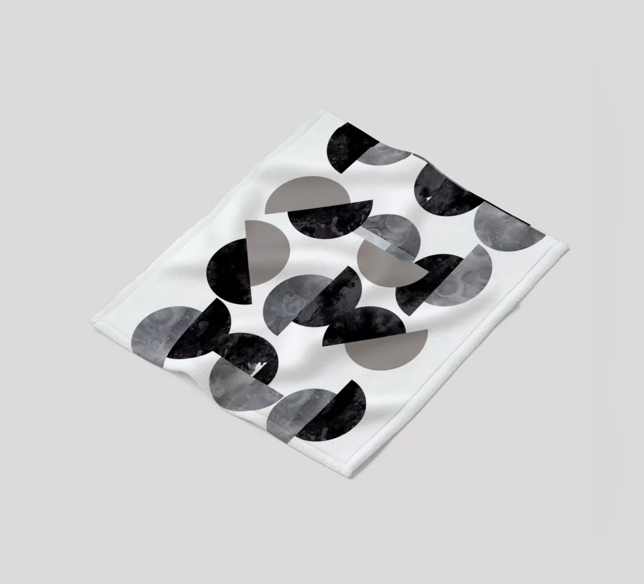 Geometric Fleecedecke von Nordic Creators