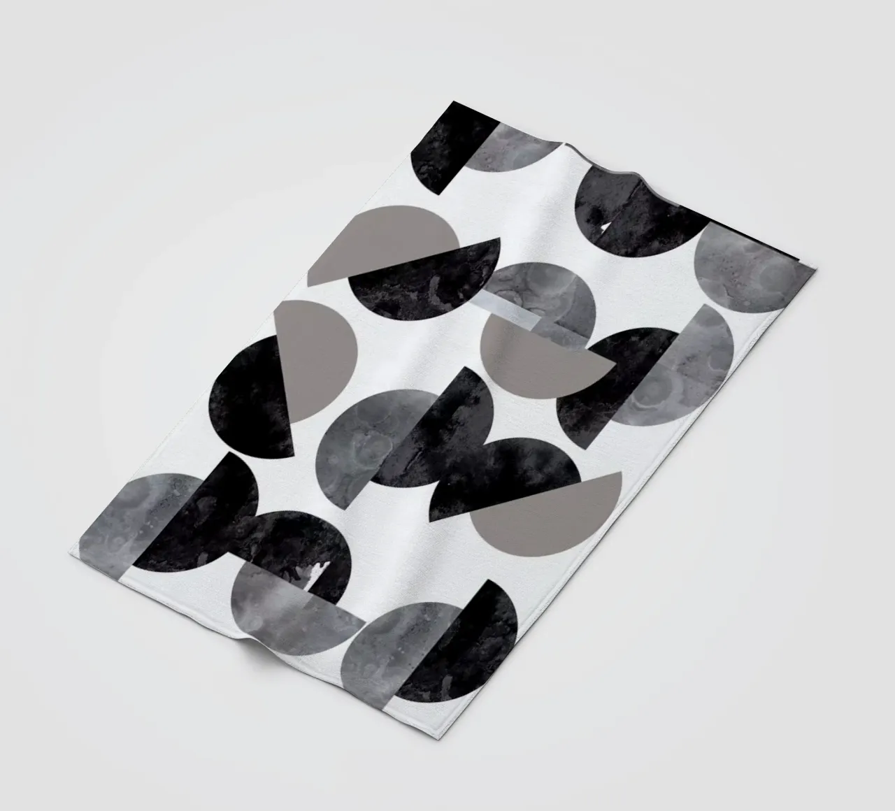 Geometric Fleecedecke von Nordic Creators