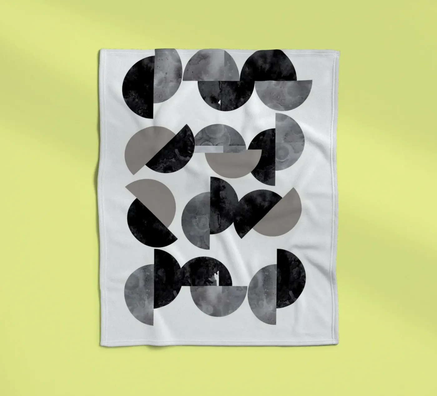 Geometric fleecedeken van Nordic Creators