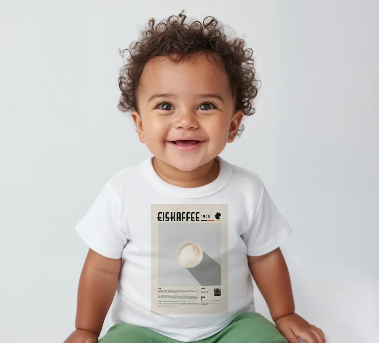la guida al caffè maglietta neonato da Eames