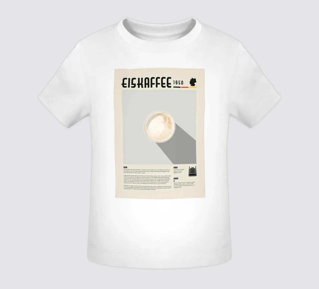 la guida al caffè maglietta neonato da Eames