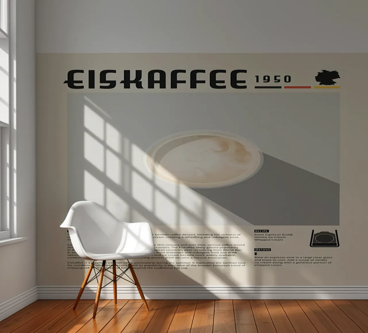 the coffee guide photo wallpaper by Eames