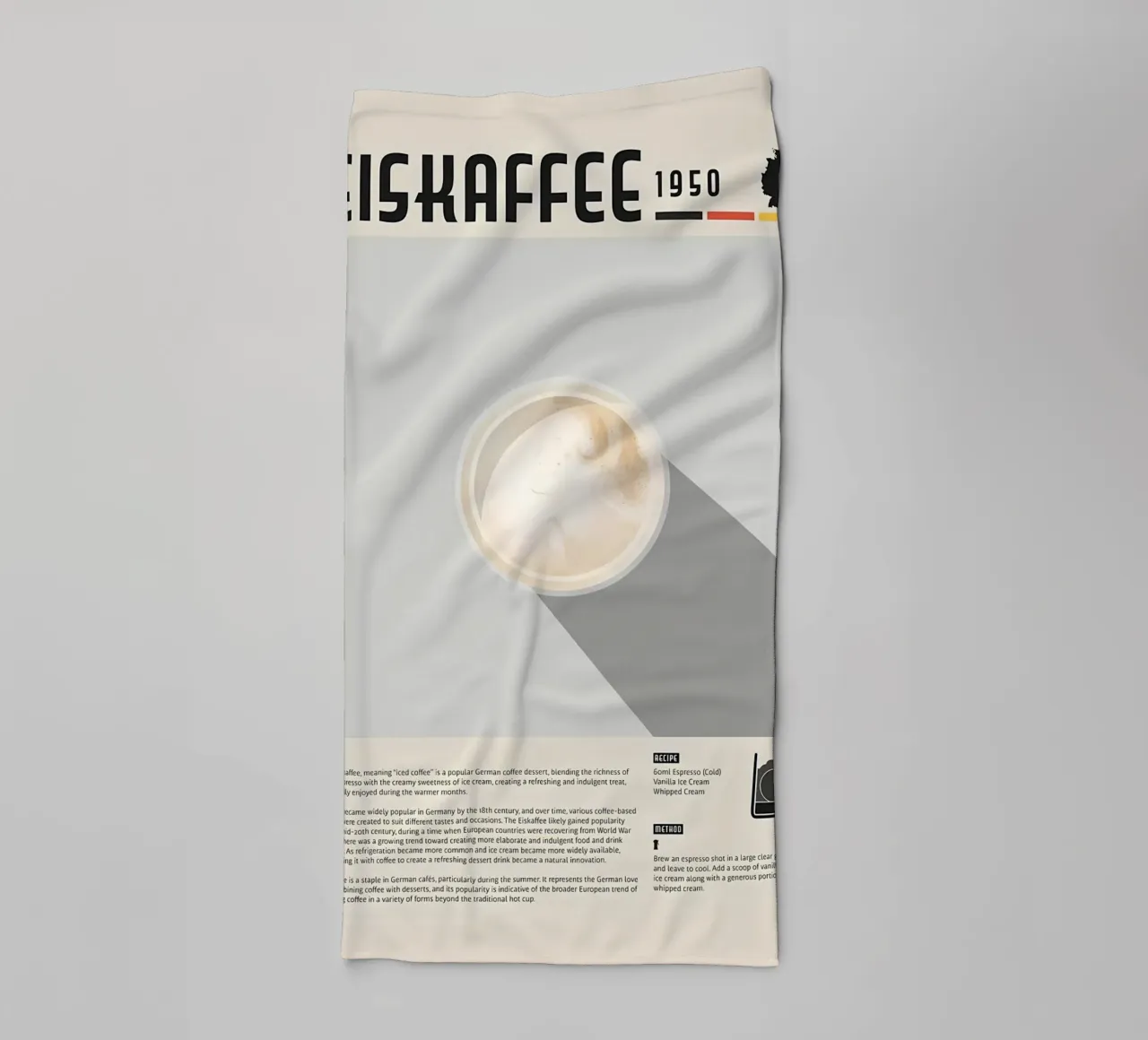 la guida al caffè asciugamano da bagno da Eames