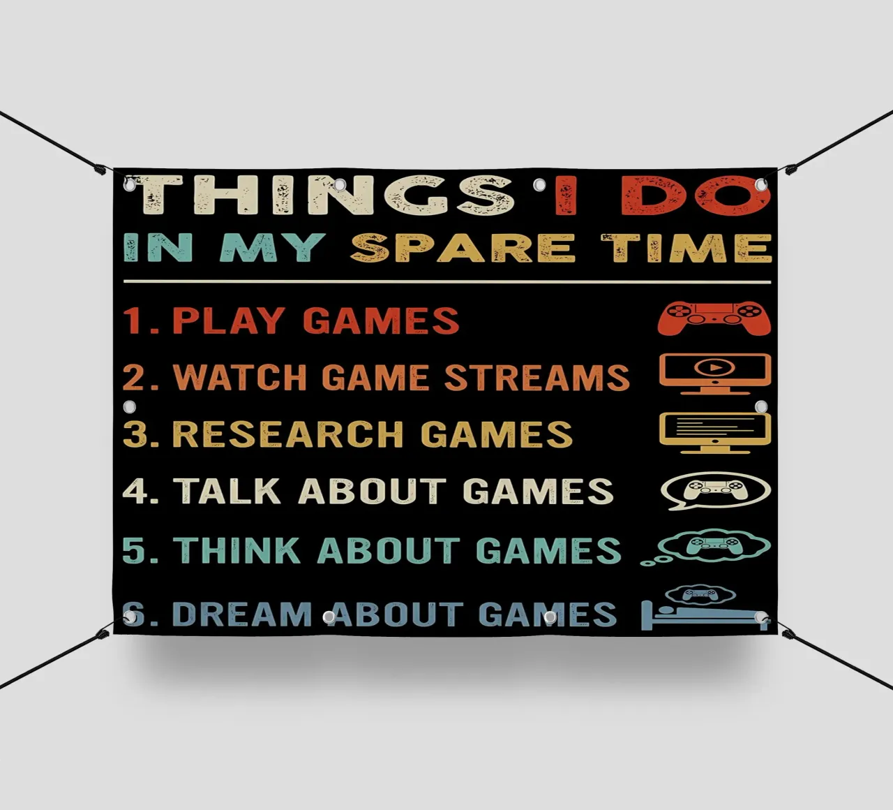 Videogiochi Gamingr telo in pvc da Delaplane