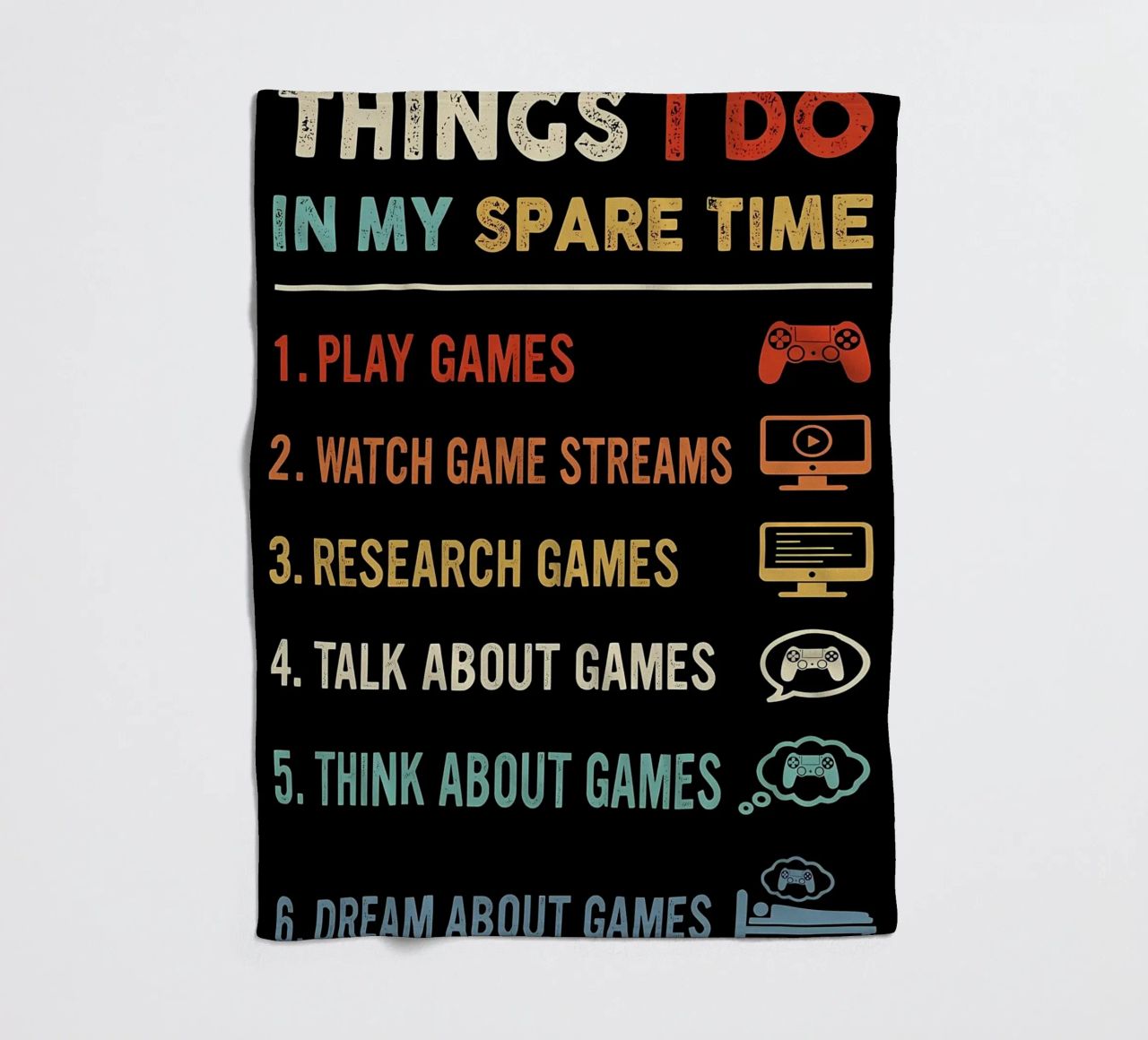 Videogiochi Gamingr coperta in pile da Delaplane