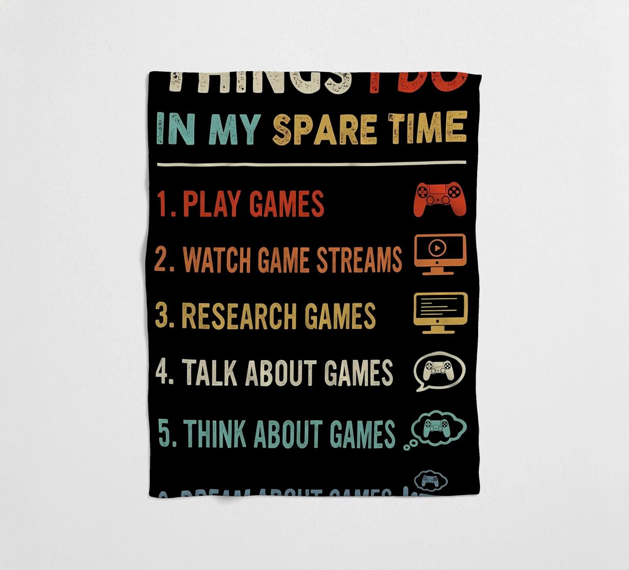 Videogiochi Gamingr coperta in pile da Delaplane