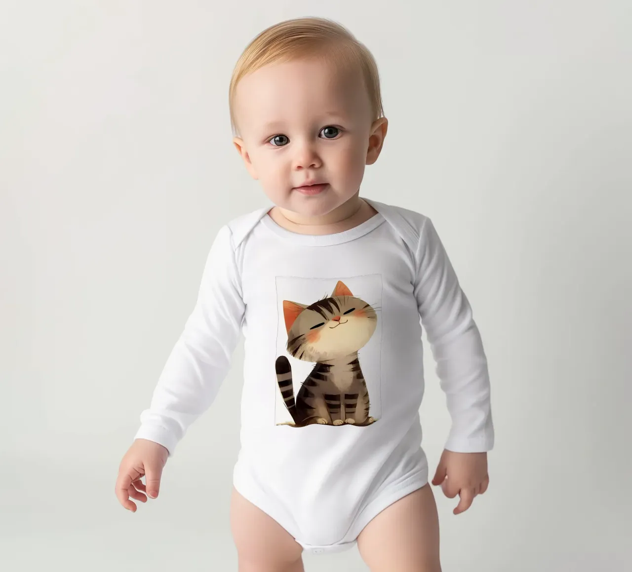 Minimalist Poster 11 long-sleeve baby romper by Kadynce