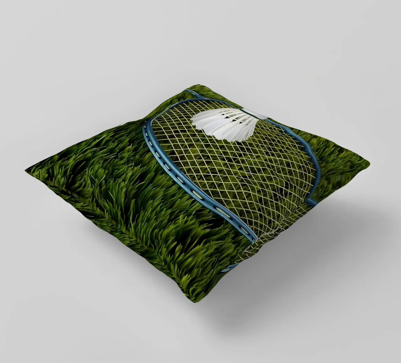 Badminton Shuttlecock decorative cushion by allison