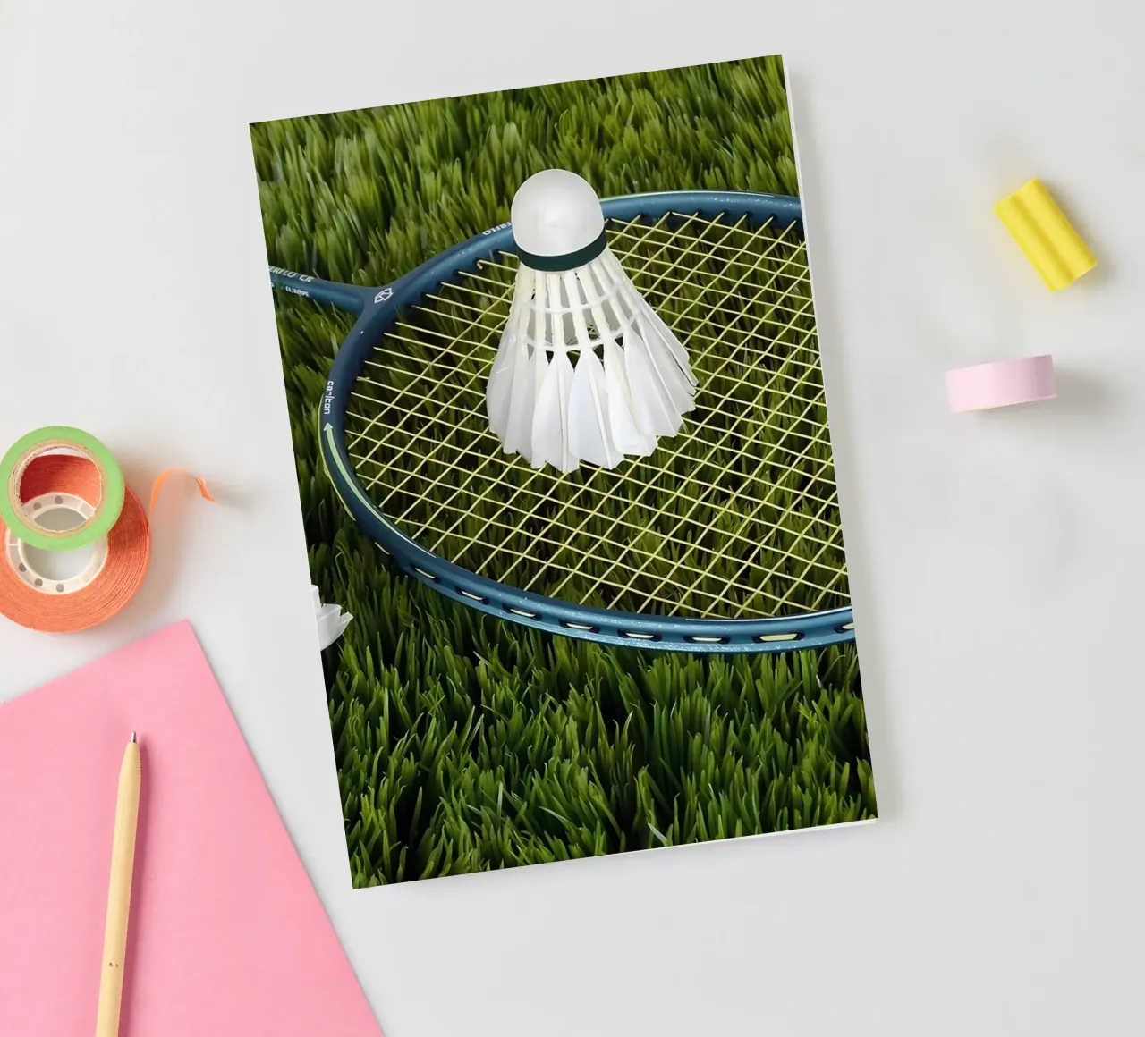 Badminton Shuttlecock notebook by allison
