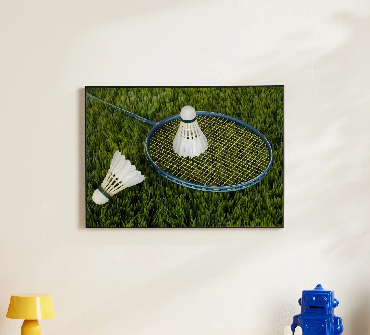 Badminton Shuttlecock alu-dibond by allison