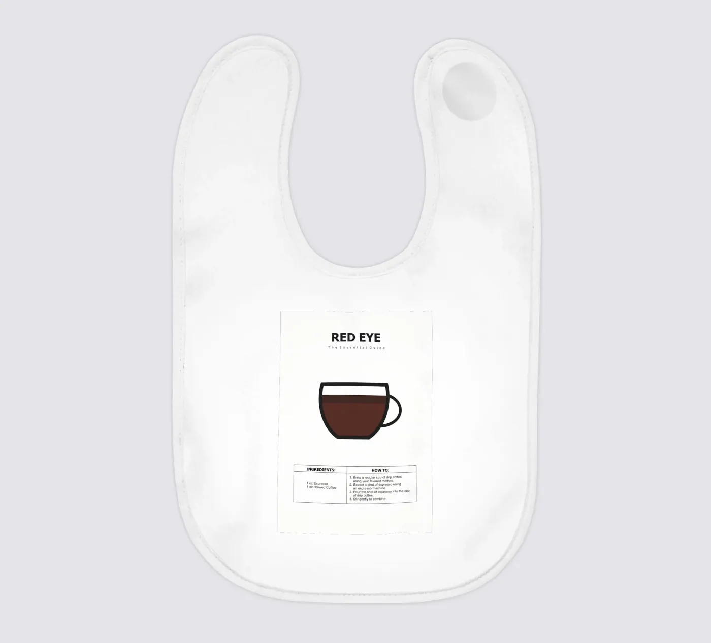 Kaffeeführer-Poster Babylätzchen von Eames